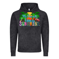 Vintage Black My Favorite Coloris Sunshine Vintage Hoodie - CowhideDigitalArt