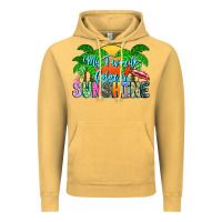 Vintage Mustard My Favorite Coloris Sunshine Vintage Hoodie - CowhideDigitalArt