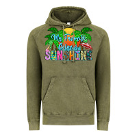 Vintage Olive My Favorite Coloris Sunshine Vintage Hoodie - CowhideDigitalArt