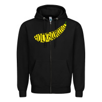 Black Holy Banana Zipper Hoodie - artisFamous
