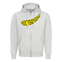 Dove Grey Holy Banana Zipper Hoodie - artisFamous