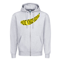Heather Grey Holy Banana Zipper Hoodie - artisFamous