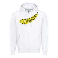 White Holy Banana Zipper Hoodie - artisFamous