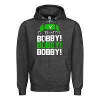 Charcoal Heather bobby portis bobby bobby Zipper Hoodie - artisFamous