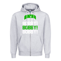 Heather Grey bobby portis bobby bobby Zipper Hoodie - artisFamous