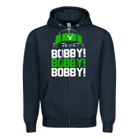 Navy bobby portis bobby bobby Zipper Hoodie - artisFamous