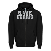 Black save ferris Zipper Hoodie - artisFamous