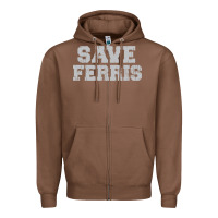 Chestnut save ferris Zipper Hoodie - artisFamous