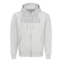Dove Grey save ferris Zipper Hoodie - artisFamous
