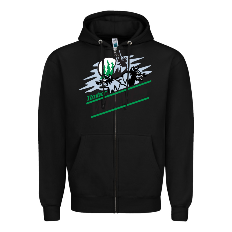 Timber Wolves Zipper Hoodie by artisFamous | Teevron