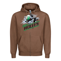 Chestnut timber wolves Zipper Hoodie - artisFamous