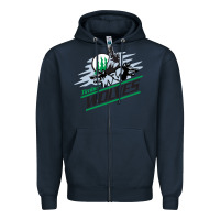 Navy timber wolves Zipper Hoodie - artisFamous