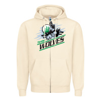 Sandshell timber wolves Zipper Hoodie - artisFamous