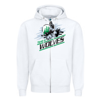 White timber wolves Zipper Hoodie - artisFamous