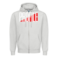 Dove Grey profile records Zipper Hoodie - artisFamous
