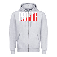 Heather Grey profile records Zipper Hoodie - artisFamous