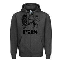 Charcoal Heather ras records Zipper Hoodie - artisFamous