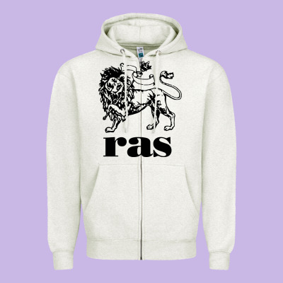 Ras Records Zipper Hoodie Designed By Artisfamous