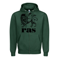 Sports Green ras records Zipper Hoodie - artisFamous