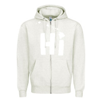 Oatmeal Heather hi hawaii Zipper Hoodie - artisFamous