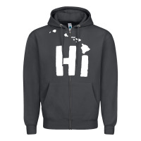Smoke hi hawaii Zipper Hoodie - artisFamous
