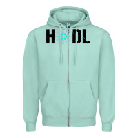 Seafoam hodl cardano Zipper Hoodie - artisFamous