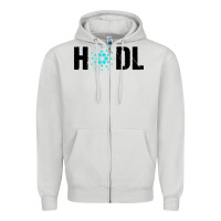 Dove Grey hodl cardano Zipper Hoodie - artisFamous