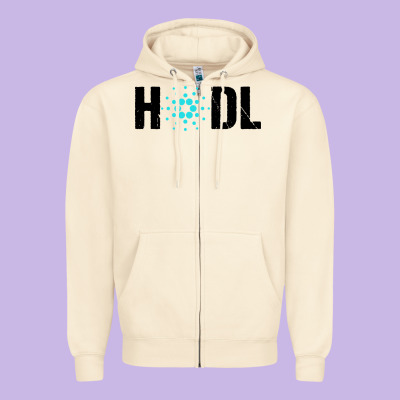 Hodl Cardano Zipper Hoodie Designed By Artisfamous