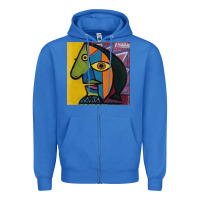 True Royal picasso original Zipper Hoodie - artisFamous