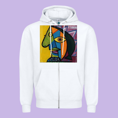 Picasso Original Zipper Hoodie Designed By Artisfamous