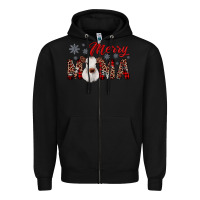 Black merry mama Zipper Hoodie - JahusDesignShop