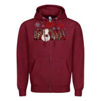 Burgundy merry mama Zipper Hoodie - JahusDesignShop