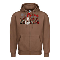Chestnut merry mama Zipper Hoodie - JahusDesignShop