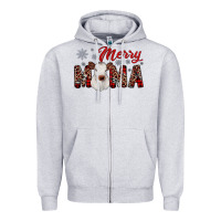 Heather Grey merry mama Zipper Hoodie - JahusDesignShop