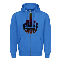 True Royal fuck you middle finger Zipper Hoodie - artisFamous
