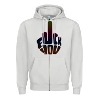 Fuck You Middle Finger Zipper Hoodie | Teevron