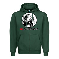 Sports Green savage Zipper Hoodie - artisFamous