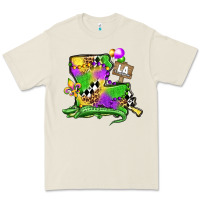 Bone louisiana map alligator mardi gras olivia Premium Tee - OliviaCreatesArt