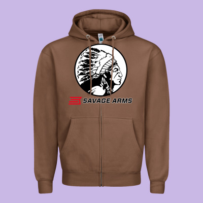 Savage Zipper Hoodie Designed By Artisfamous