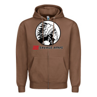 Chestnut savage Zipper Hoodie - artisFamous