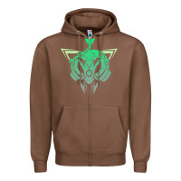 Chestnut team rayquaza Zipper Hoodie - artisFamous
