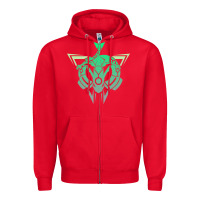 Red team rayquaza Zipper Hoodie - artisFamous
