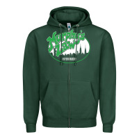 Sports Green murphy's law Zipper Hoodie - artisFamous