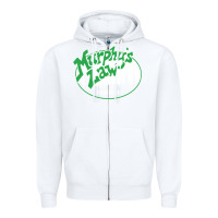 White murphy's law Zipper Hoodie - artisFamous