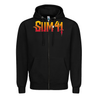 Black sum41 Zipper Hoodie - artisFamous