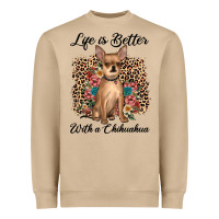 Mushroom life is better with a chihuahua Heavyweight Sweatshirt - JahusDesignShop