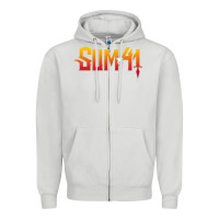 Dove Grey sum41 Zipper Hoodie - artisFamous
