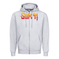 Heather Grey sum41 Zipper Hoodie - artisFamous