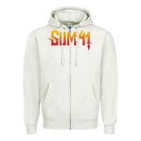 Oatmeal Heather sum41 Zipper Hoodie - artisFamous