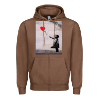 Chestnut banksy, hope Zipper Hoodie - artisFamous